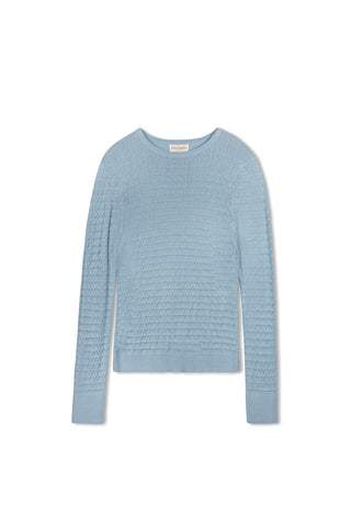 Cinnamon Bubble Knit Classic Crew