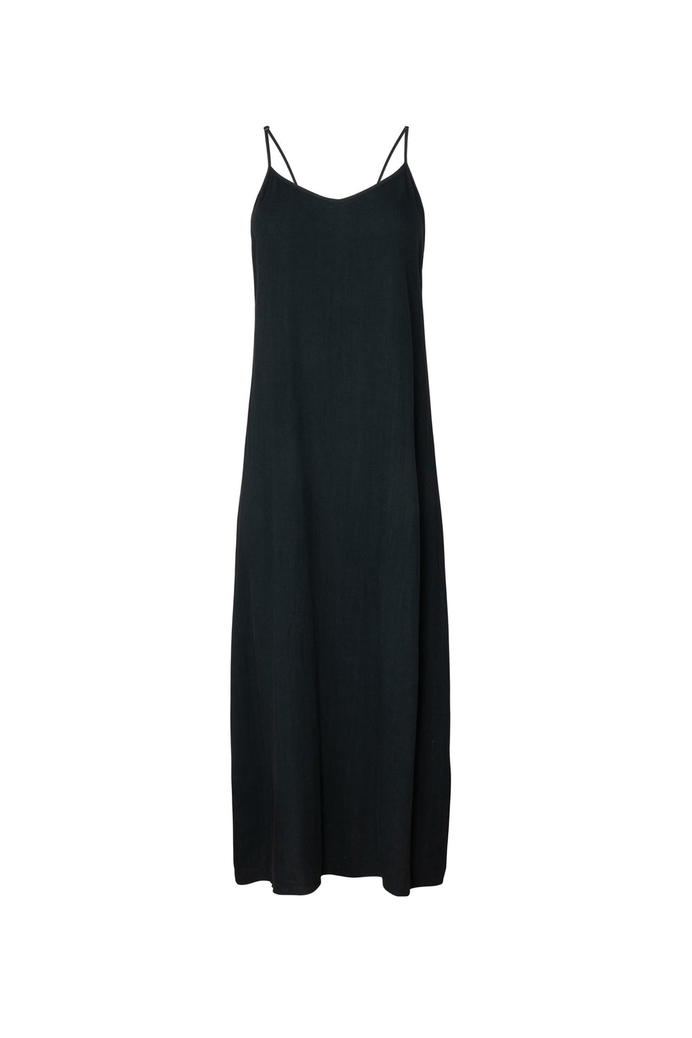 Point Linen Aline Slip Dress XS / Navy