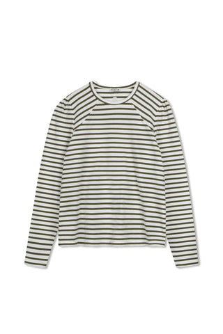 Point Puff Sleeve Crew Tee