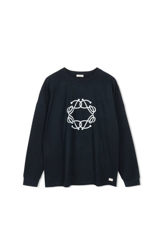 POINT PRINTED BOYFRIEND TEE