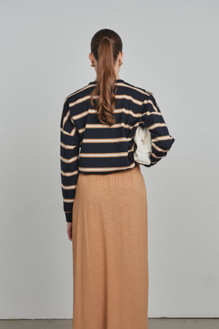POINT STRIPE BOYFRIEND TEE
