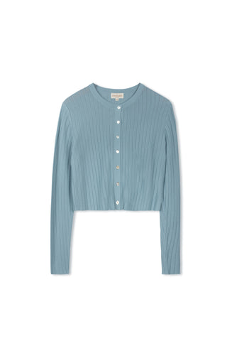 Cinnamon Crewneck Cropped Cardi