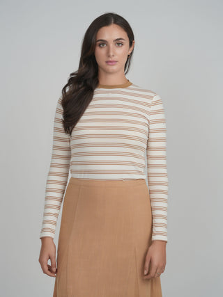 POINT STRIPE LOGO CREW