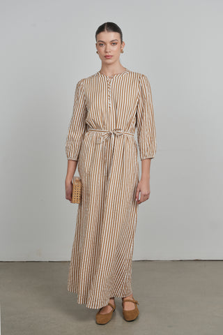 POINT PUFF SLEEVE DRESS