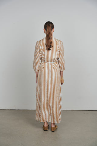 POINT PUFF SLEEVE DRESS