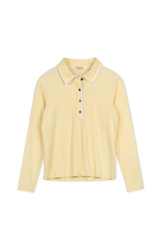 POINT PIPED POLO TEE