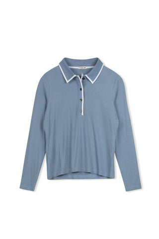 POINT PIPED POLO TEE