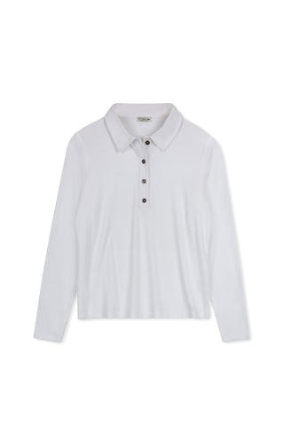 POINT PIPED POLO TEE