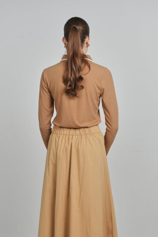 POINT PIPED POLO TEE