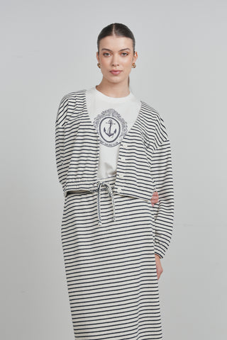 POINT LOOP TERRY CARDIGAN