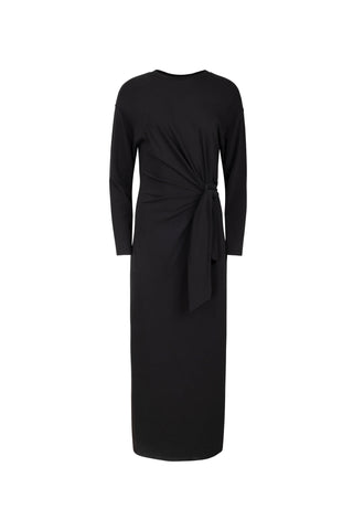 POINT SIDE TIE DRESS