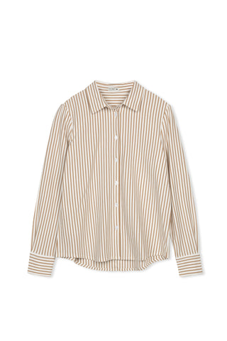 POINT KNIT BUTTON UP SHIRT