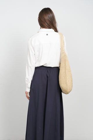 POINT KNIT BUTTON UP SHIRT