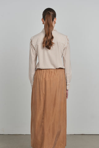 POINT KNIT BUTTON UP SHIRT