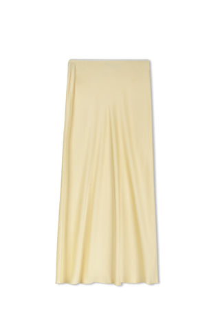POINT SATIN STRAIGHT SKIRT