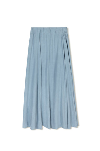 POINT LINEN PANEL SKIRT