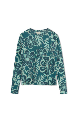 Cleo Mesh Long Sleeve Top