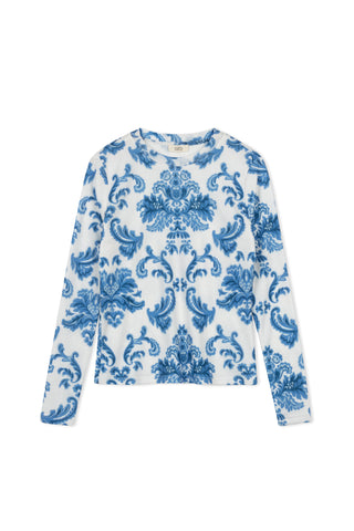 Cleo Mesh Long Sleeve Top