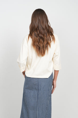 POINT GRAPHIC ROLL CUFF TEE