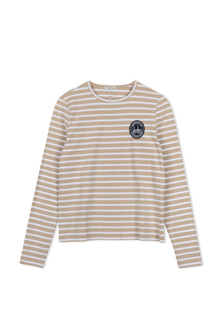 POINT STRIPE GRAPHIC TEE