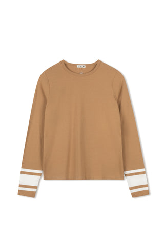 POINT BOXY STRIPE TEE