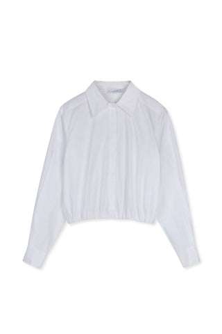 Ceremony Cropped Poplin Shirt