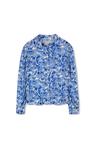 Ceremony Puff Sleeve Button Down