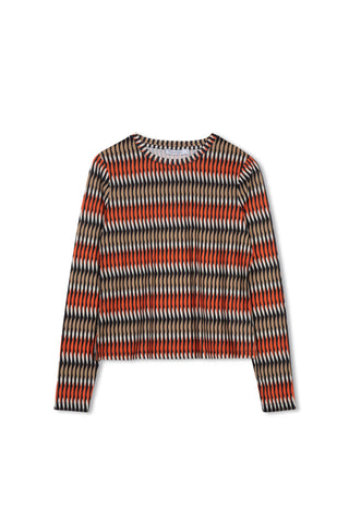 Ceremony Crewneck Long Sleeve Top