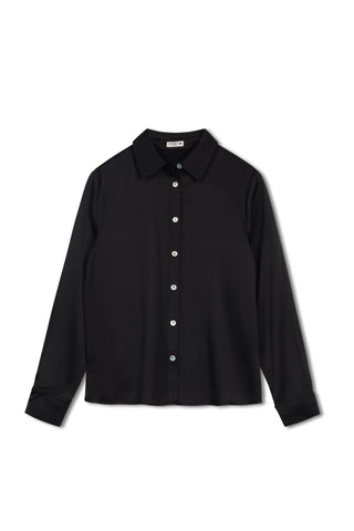 POINT LINEN BUTTON UP SHIRT