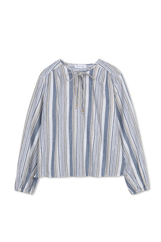 Ofd Pop Over Tie Blouse