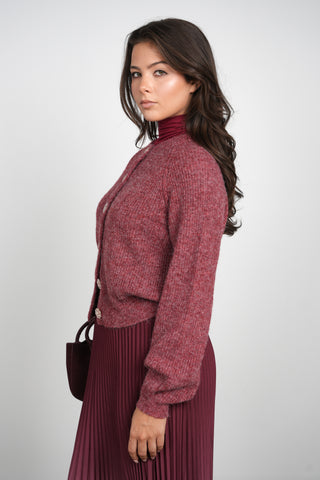 Ceremony Gemstones Button Cardigan