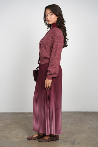 Ceremony Elastic Waist Maxi Skirt