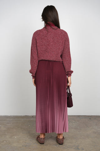 Ceremony Elastic Waist Maxi Skirt