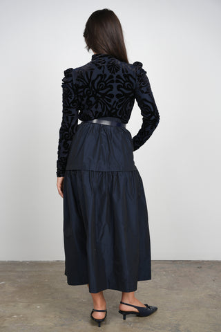 Ceremony Tier Taffeta Skirt