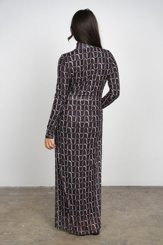 Element Turtleneck Maxi Sheath Dress