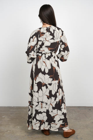 Ceremony Draw Cord Waist Dress