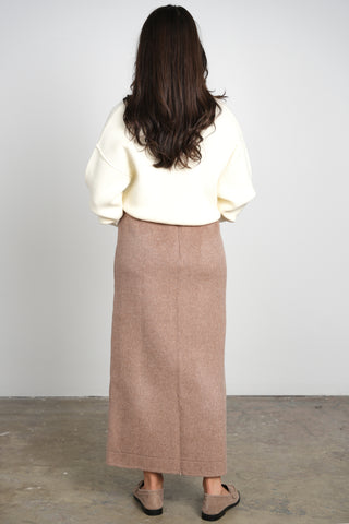 Ceremony Wool Straight Skirt