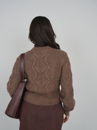 KM Flower Stitch Sweater