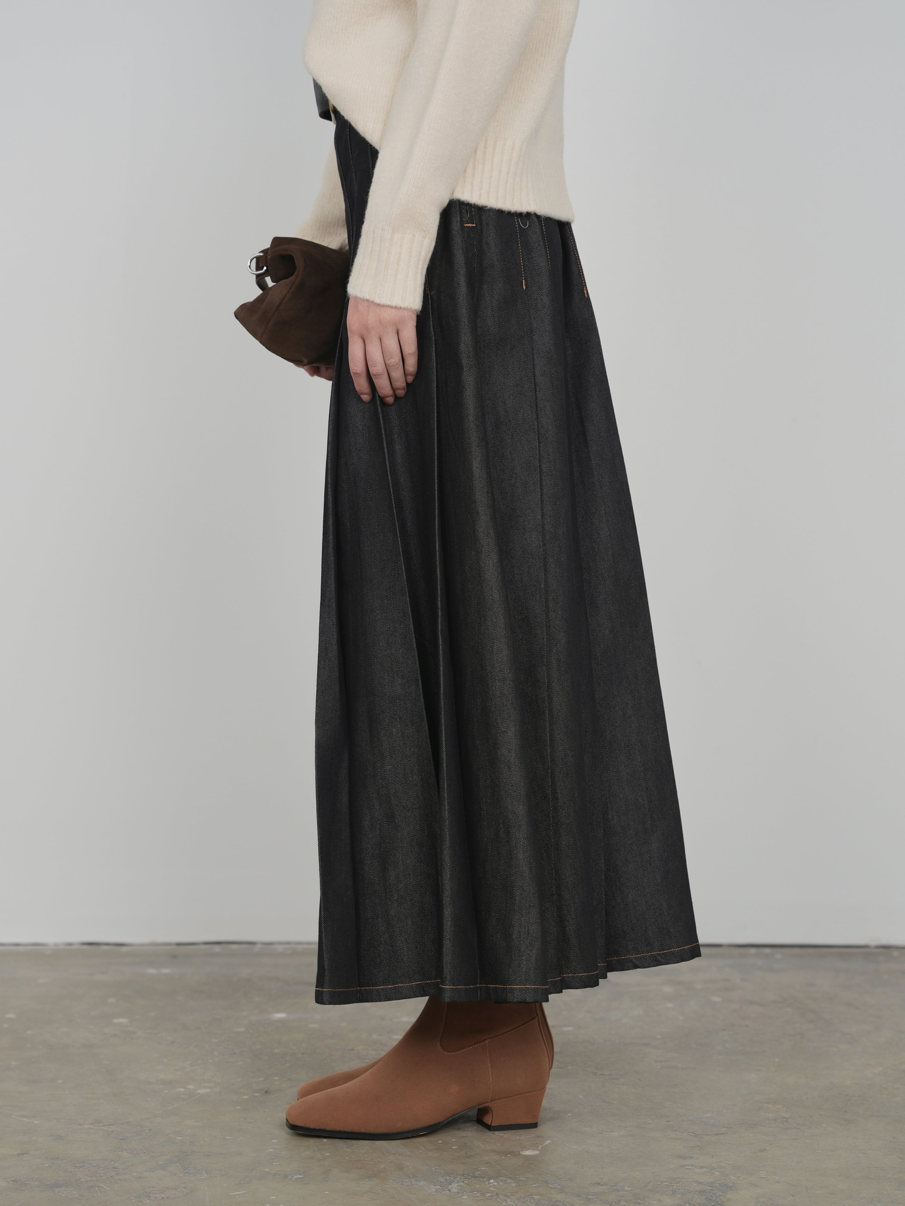 L’Appartement Box Pleated Skirt L'Appartement Box Pleated Skirt ZW Collection + Box Pleat