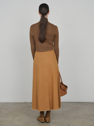 HD Aline Skirt W/fringe Hem