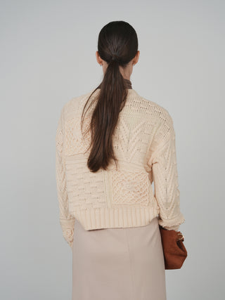 KM Crafted Patchwork Sweater