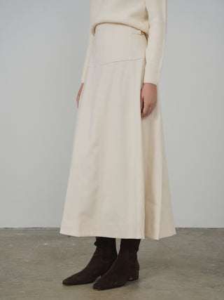 Ceremony Side Buckle Yoke Skirt