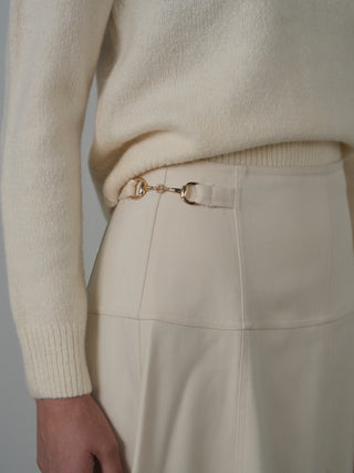 Ceremony Side Buckle Yoke Skirt