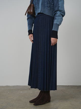 HD Pleated Maxi Skirt