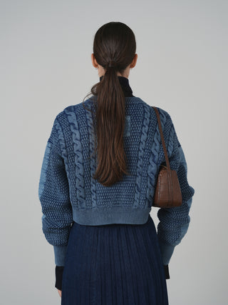 HD Mixed Sweater Jacket