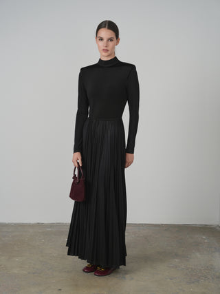 Ceremony Padded Shoulder Dress