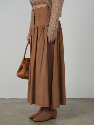 HD Drop Seam Fit and Flare Skirt