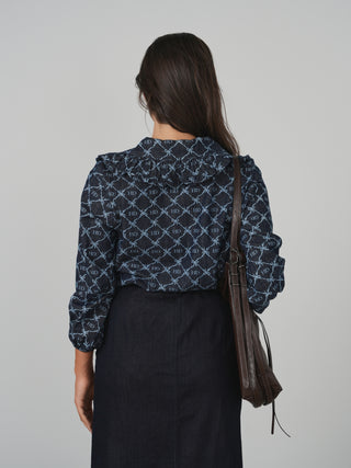 HD Ruffled Neck Shirt