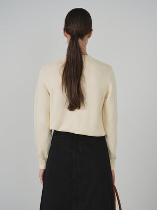 KM Crest Embroidery Crewneck Sweater