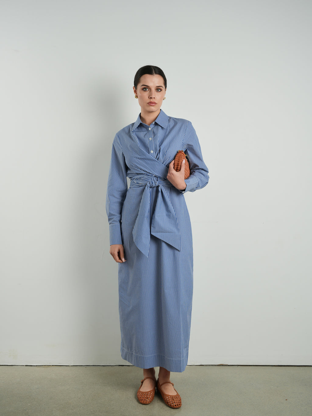 Element Printed Wrap Dress – The Gallery Collection